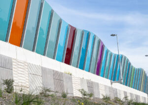 Precast panels in bespoke decorative design for mechanically stabilised earth (MSE) TerraPlus® walls for Victoria’s transformative West Gate Tunnel Project in Melbourne.