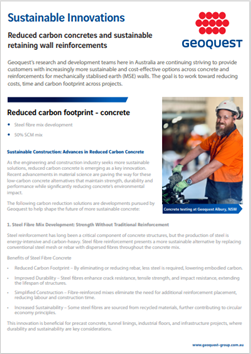 Sustainability paper Technical paper to download on sustainability in construction and infrastructure.