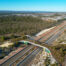 Ellenbrook wildlife bridge is a 12-meter-wide bridge north of Ellenbrook in Western Australia, designed to connect bushland known to house abundant wildlife. Utlising Geoquest Australia’s Reinforced Earth walls and precast concrete elements for both bridge abutments and retaining walls