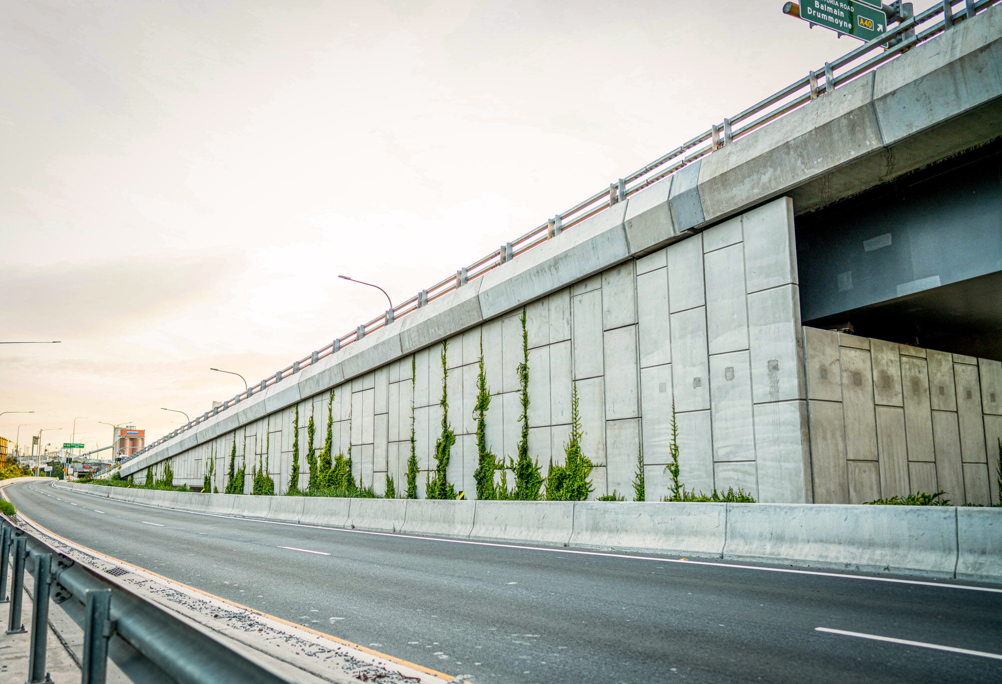 WestConnex Rozelle Interchange MSE retaining wall by Geoquest
